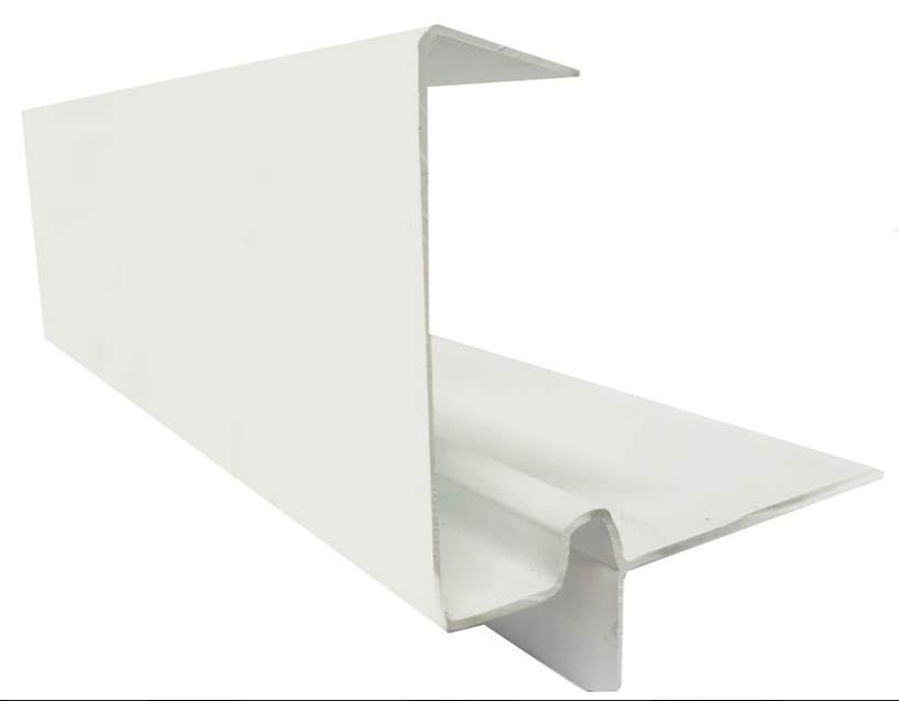 Continuous Dry Verge Type R (White) 5m