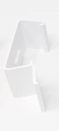 Continuous Dry Verge Type D Connector (White)