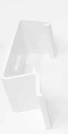 [RCONW] CONTINUOUS DRY VERGE TYPE R CONNECTOR (WHITE)