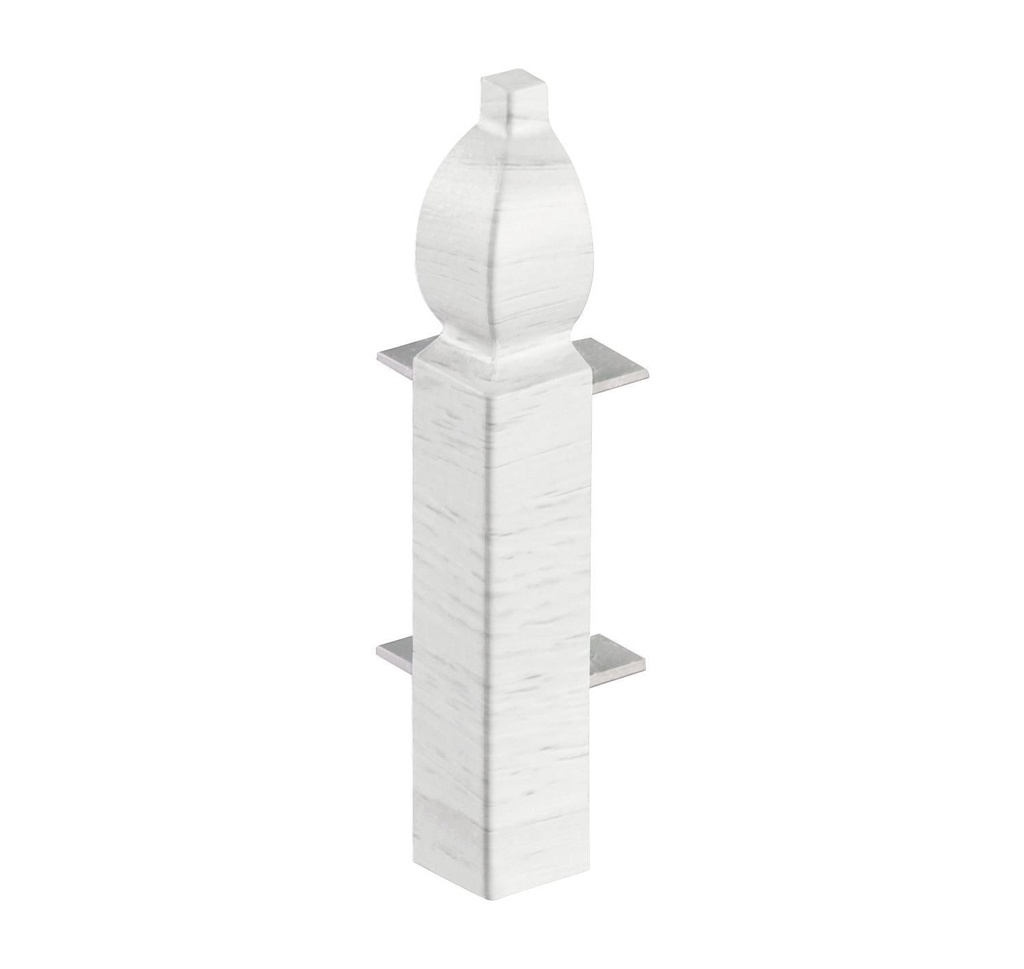[SK150CTEP2W(EACH)] ROOMLINE OGEE SKIRTING 150MM 90DEG EXT CORNER (WHITE)