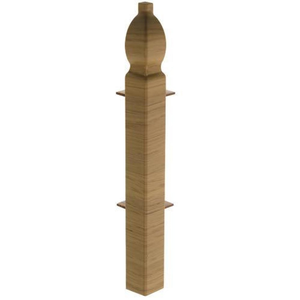 [SK150CTEP2EO(EACH)] ROOMLINE OGEE SKIRTING 150MM 90DEG EXT CORNER (ENGLISH OAK)