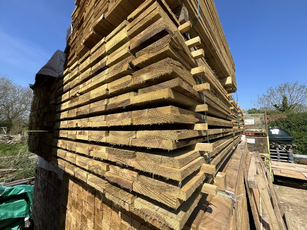 [TIM6X14.8] TIMBER 6X1 ROUGH SAWN TREATED (4.8m)