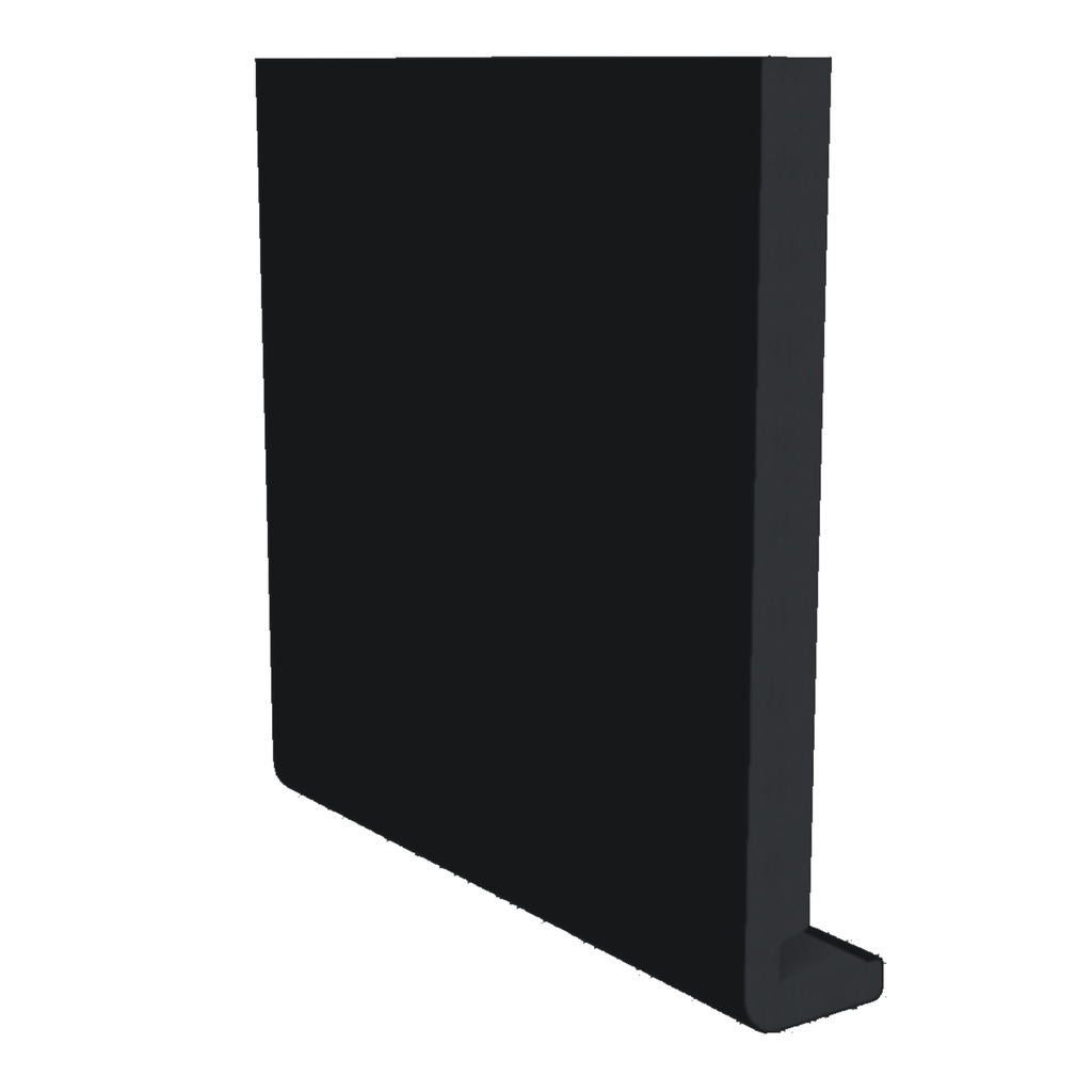 [SF200SB] 200 X 16 SQUARE FULL REPLACEMENT FASCIA 5M (SMOOTH BLACK)