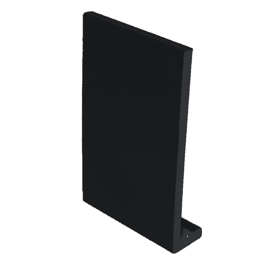 [RC225SB] 235 X 9 SQUARE COVERBOARD 5M (SMOOTH BLACK)