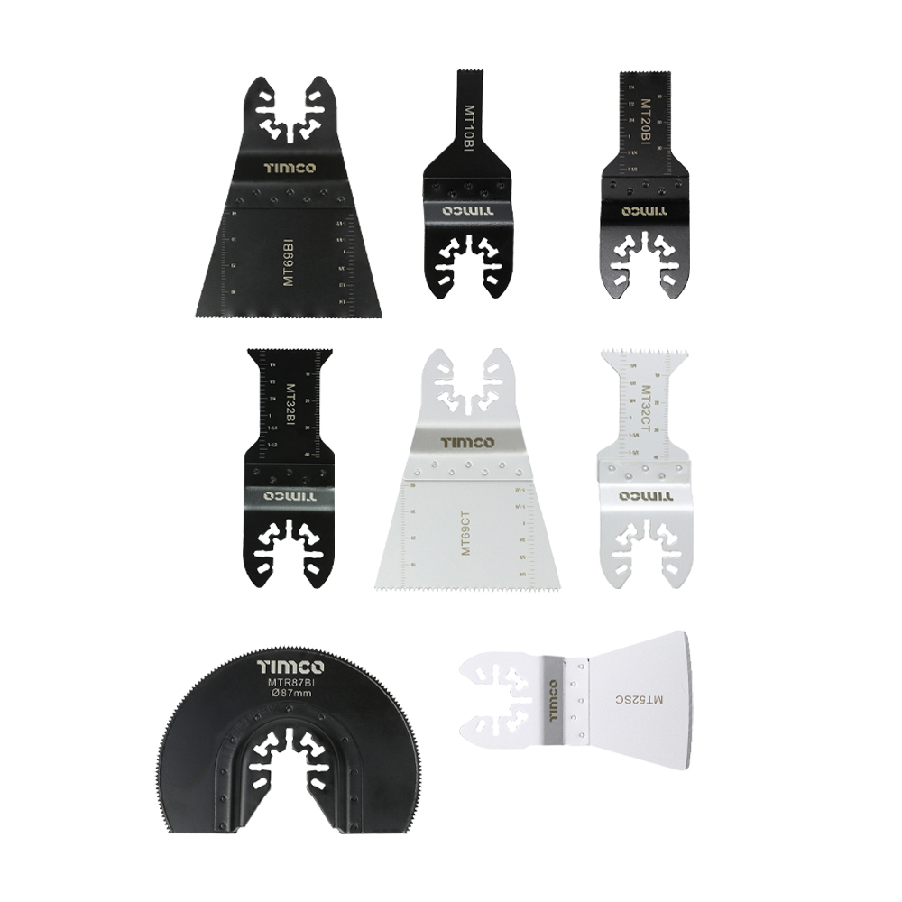[MT8PSET] MULTI TOOL BLADE SET 8PCS MIXED