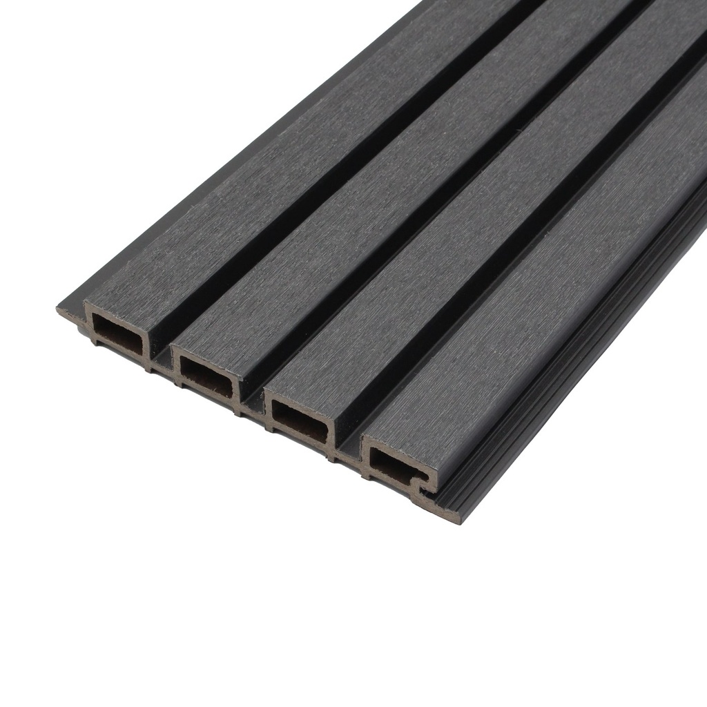 [SCCBMB] SLATTED CLADDING CLADDING BOARD 200X2500MM (MIDNIGHT BLACK)