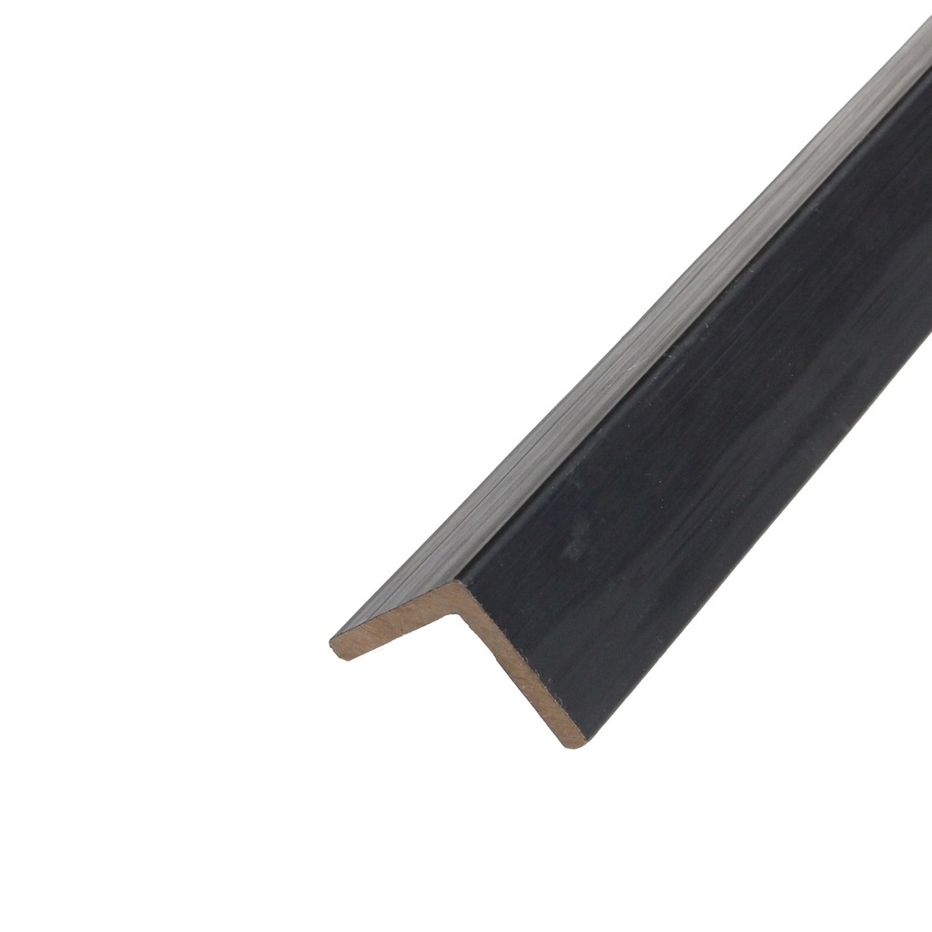 SLATTED CLADDING L TRIM 2200MM (MIDNIGHT BLACK)