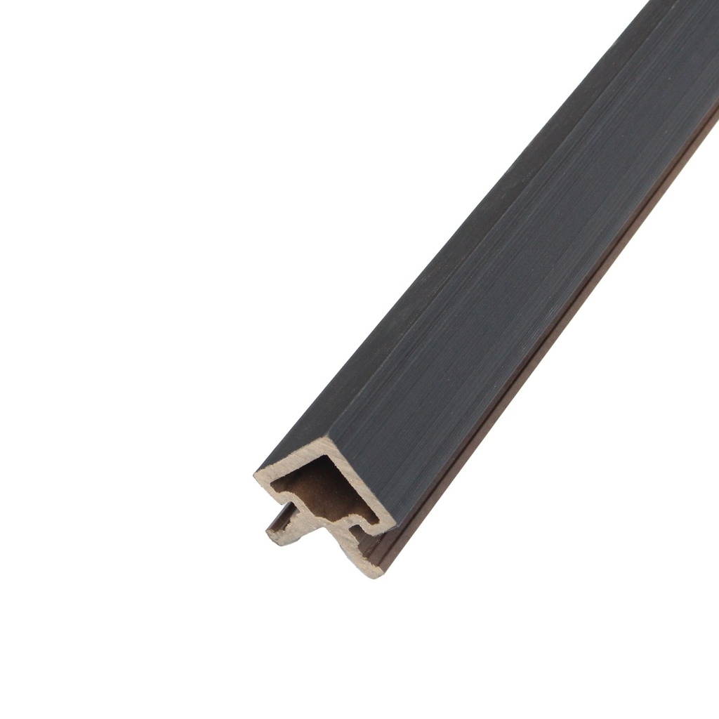 [SCCPMB] SLATTED CLADDING CORNER PIECE 2500MM (MIDNIGHT BLACK)