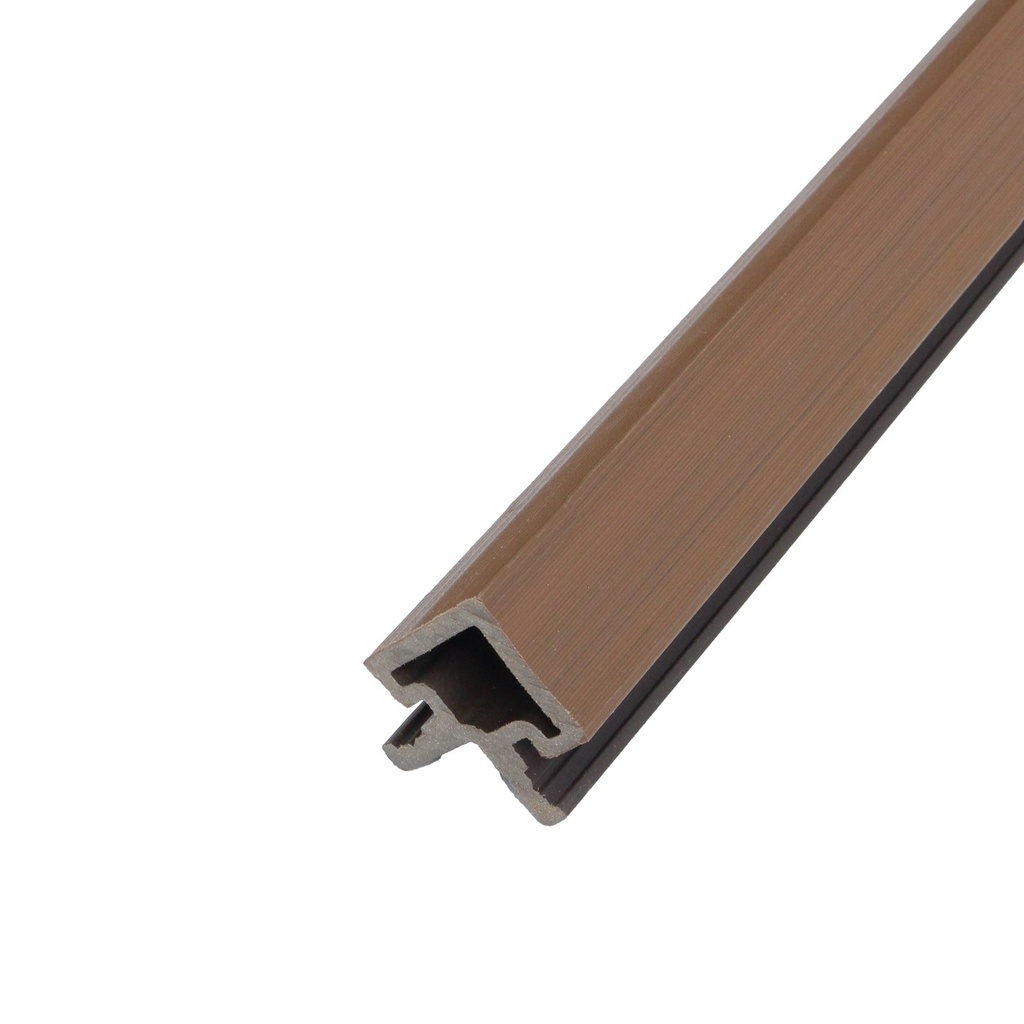 SLATTED CLADDING CORNER PIECE 2500MM (WALNUT)