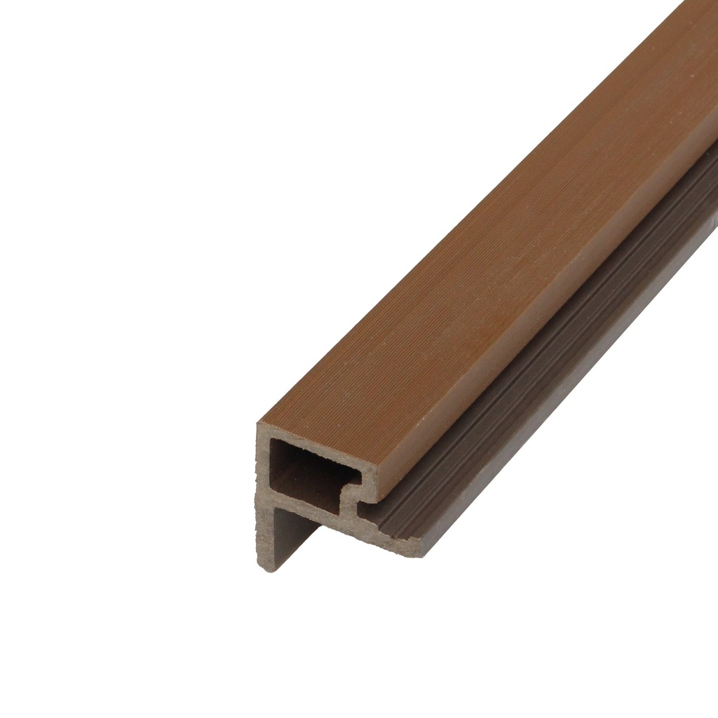 SLATTED CLADDING END PIECE 2500MM (WALNUT)