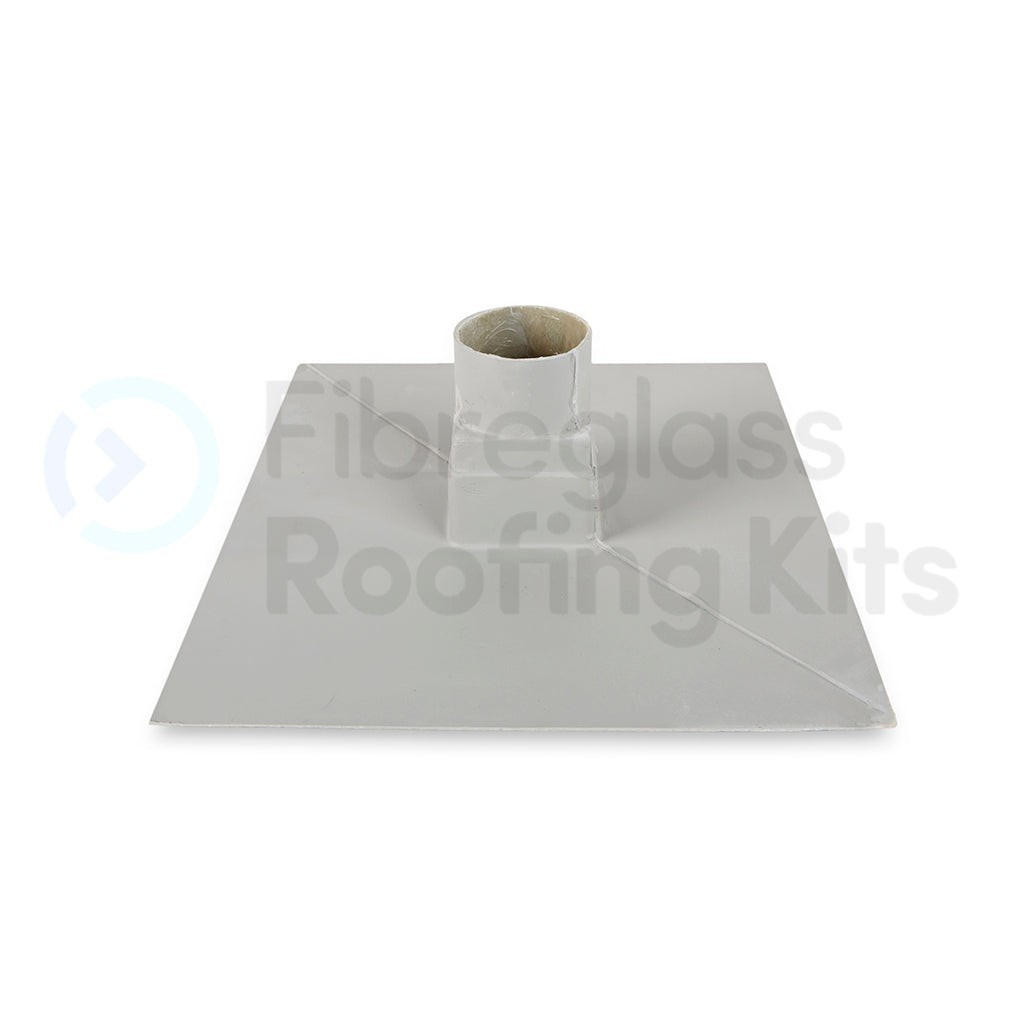 [GRPOL75] TRICEL PROFILE GRP ROOF OUTLET 75MM VERTICAL DRAIN GRP MESH