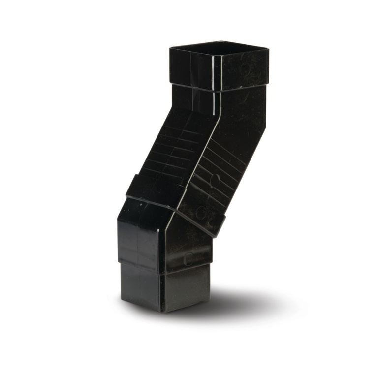 [RBS5BL] FLOPLAST SQUARE ADJUSTABLE OFFSET BEND (BLACK)