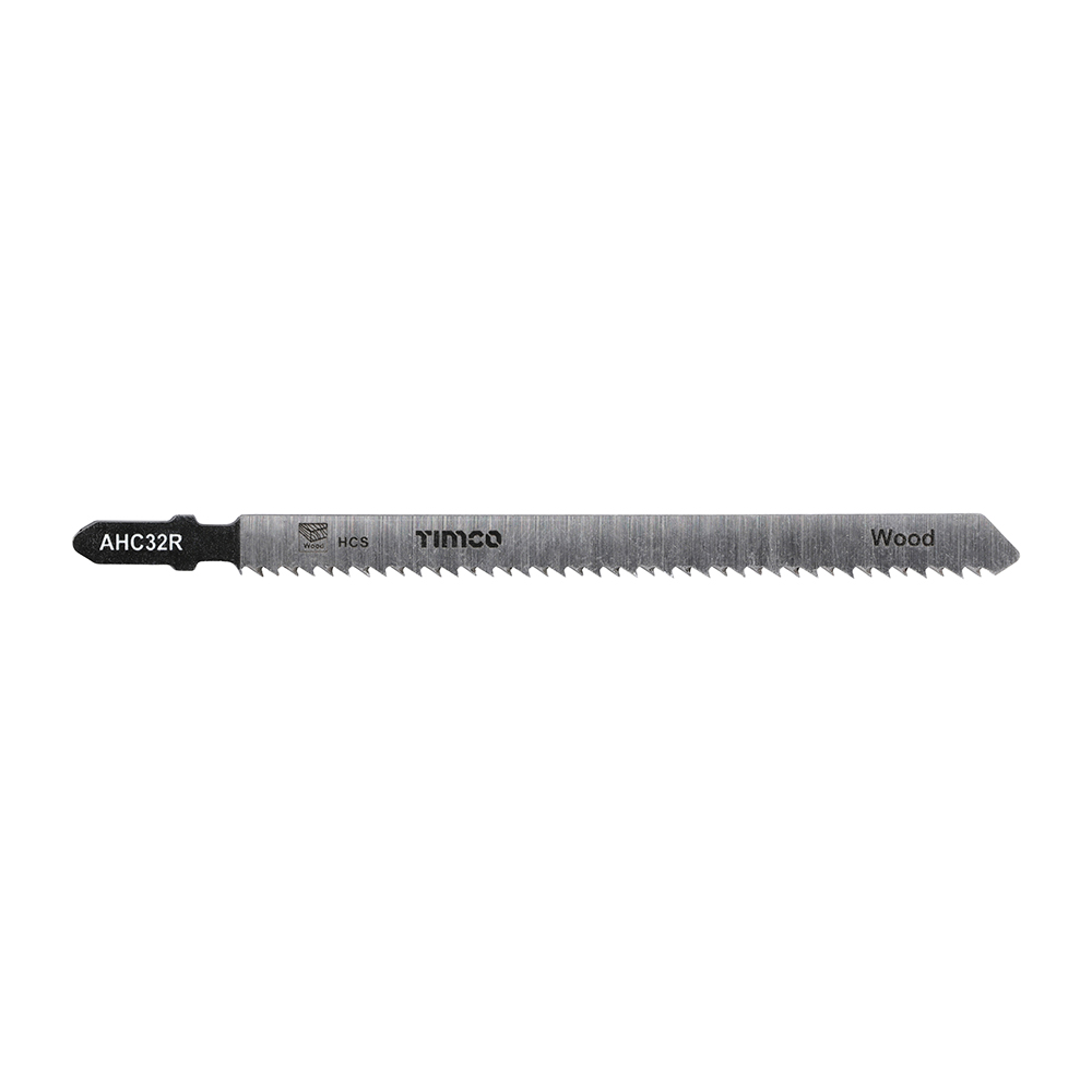[AHC32R] JIGSAW BLADES WOOD CUTTING DOWN 130MM LONG (PK 5)
