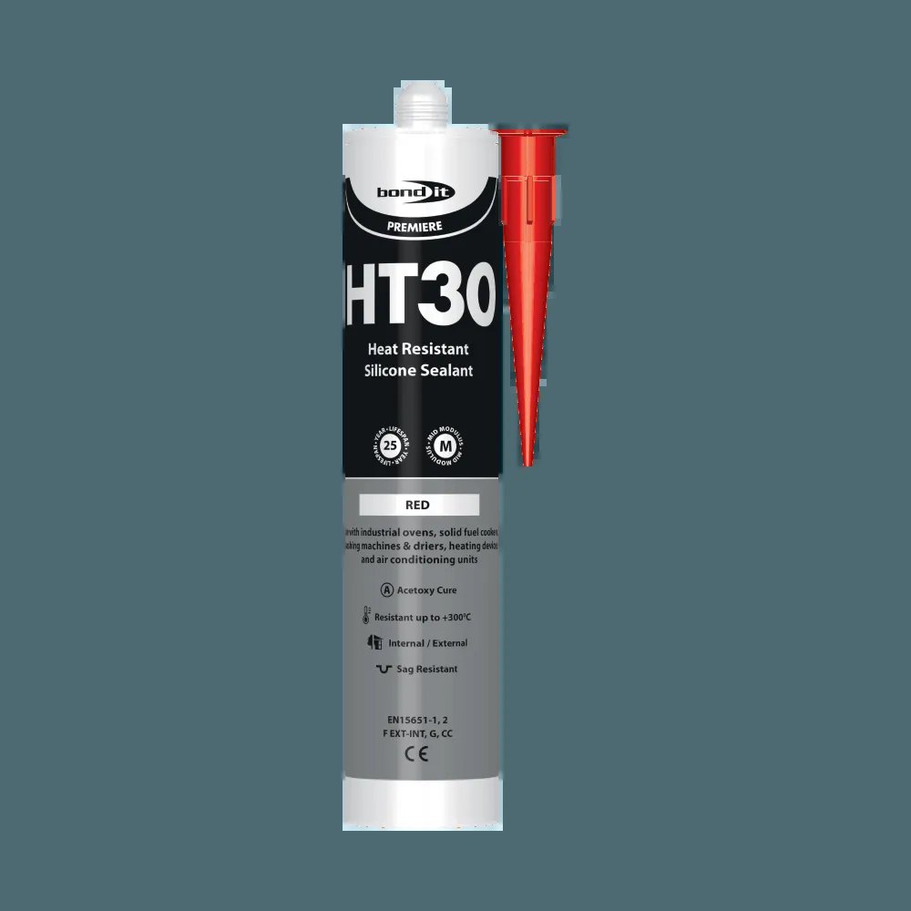 BOND-IT HT30 HEAT RESISTANT SILICONE 310ML (RED)