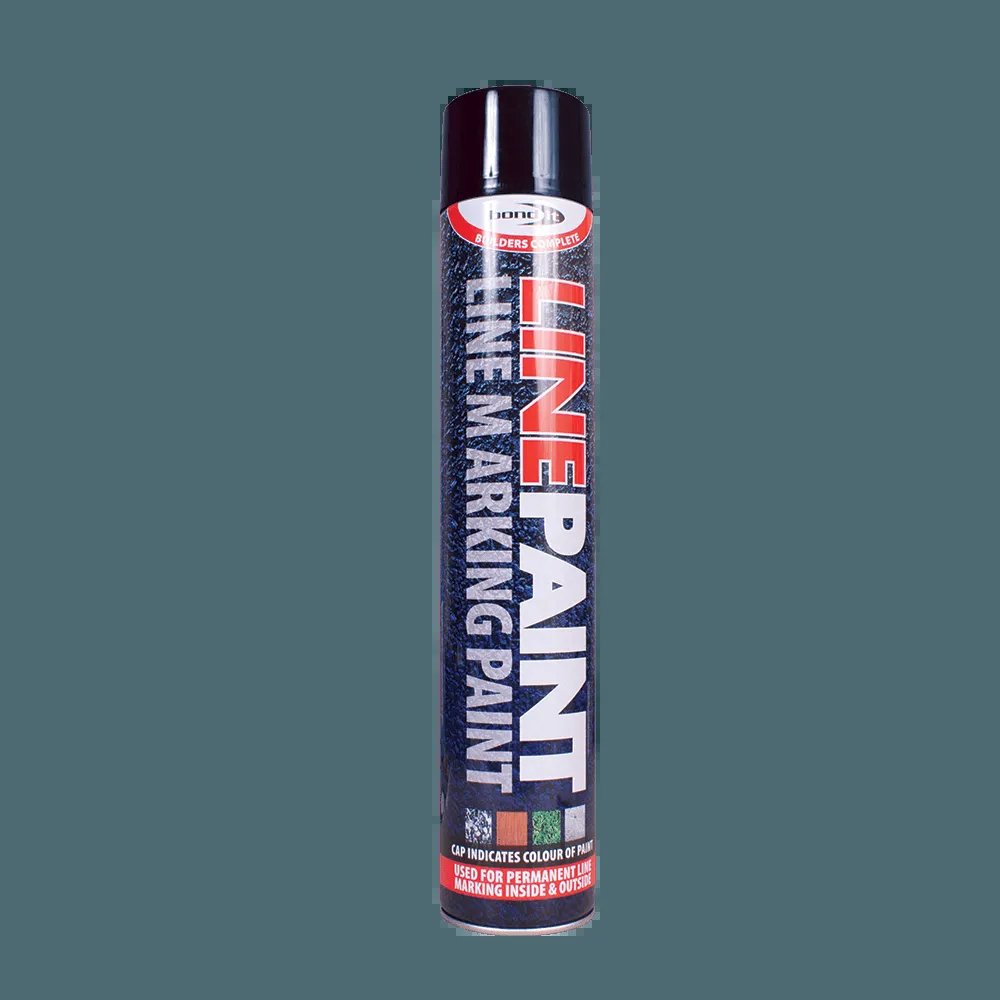BOND-IT LINE-IT LINEMARKER PAINT - SEMI PERMANENT 750ML (BLACK)