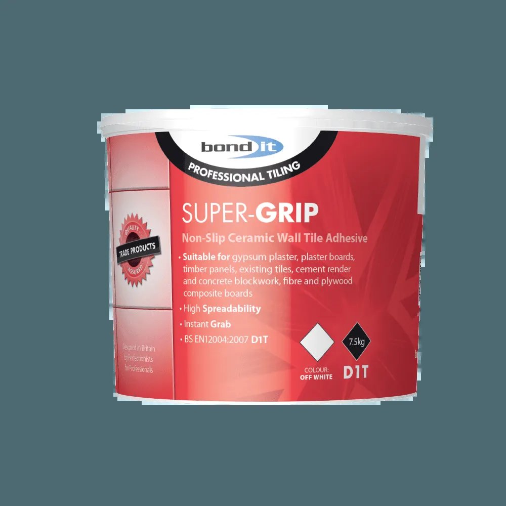 Bond-It Supergrip - Ready Mix Non Slip Tile Adhesive Trade Pack (Off White)
