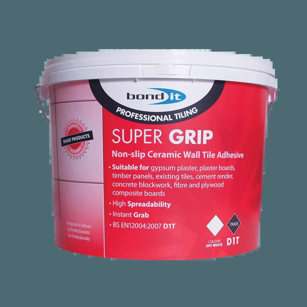 Bond-It Supergrip - Ready Mix Non Slip Tile Adhesive 7.5kg (Off White)
