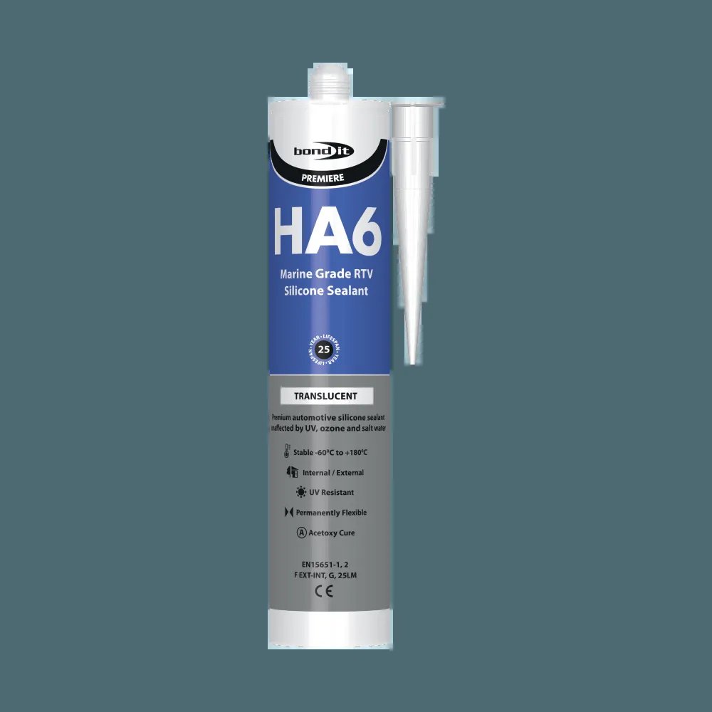 Bond-It HA6 HM RTV Marine Silicone 310ml (Translucent)
