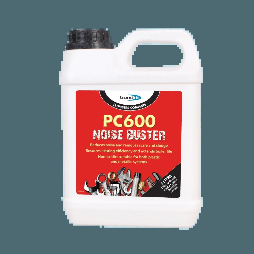 BOND-IT PC600 NOISE BUSTER - BOILER NOISE SILENCER 1L (CLEAR)