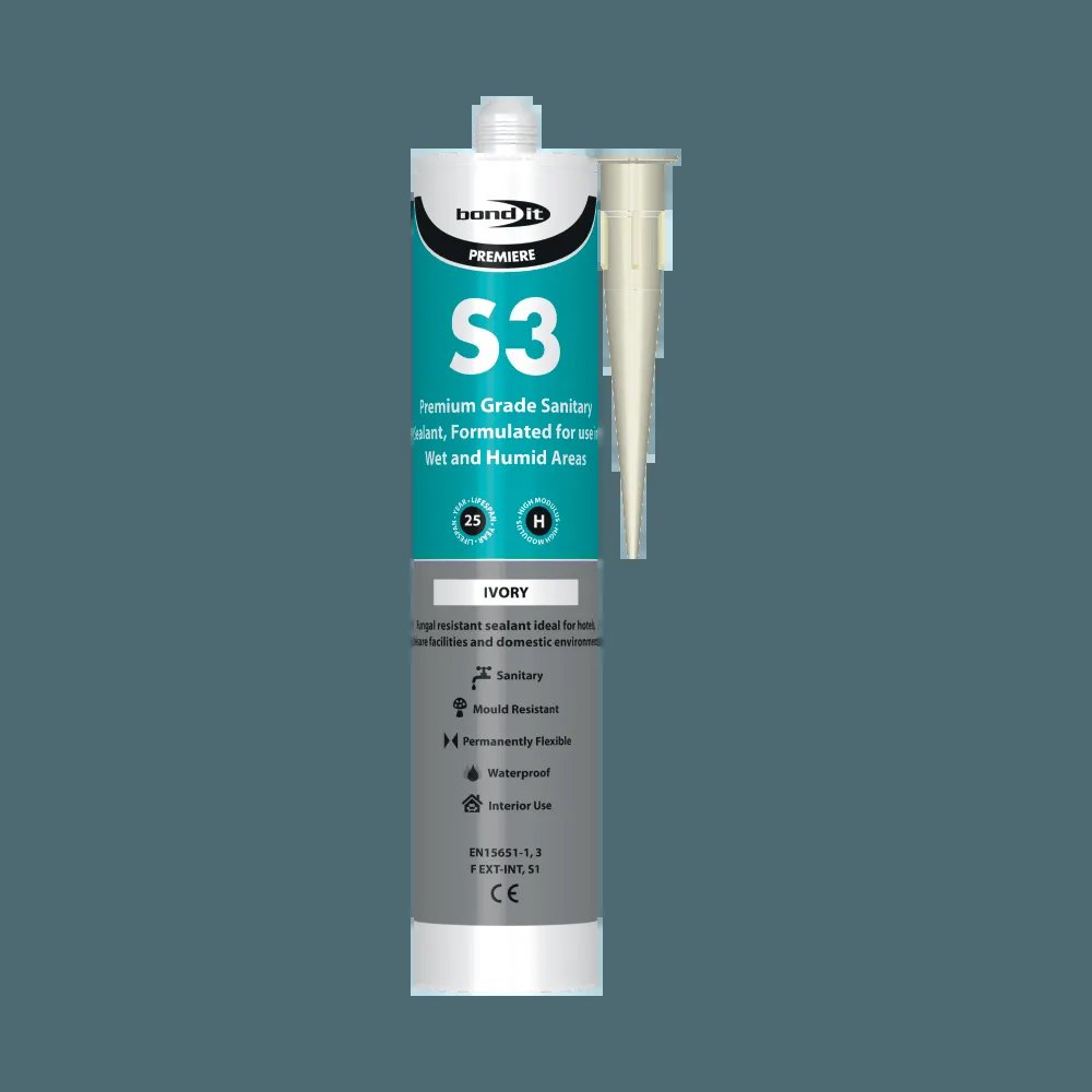 BOND-IT S3 SANITARY SILICONE EU3 (IVORY)