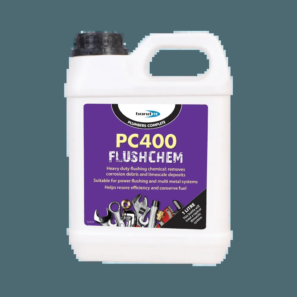 BOND-IT PC400 FLUSHCHEM - HEAVY DUTY FLUSHING CHEMICAL 1L (CLEAR)