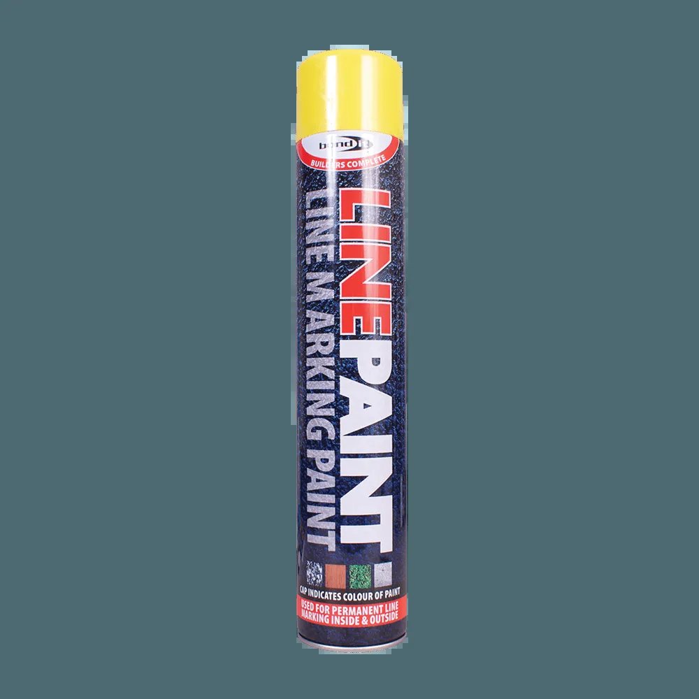 BOND-IT LINE-IT LINEMARKER PAINT - SEMI PERMANENT 750ML (YELLOW)
