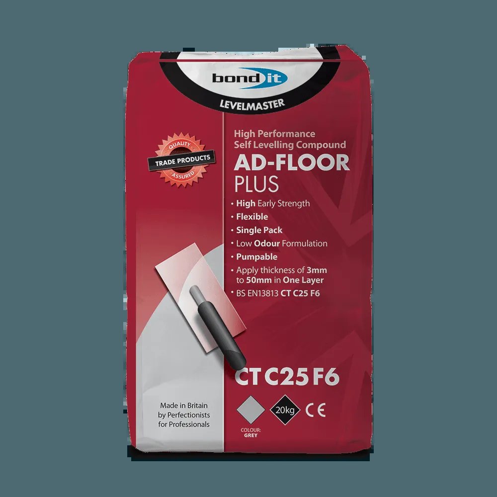 BOND-IT AD-FLOOR PLUS FLEXIBLE FLOOR COMPOUND 20KG (GREY)