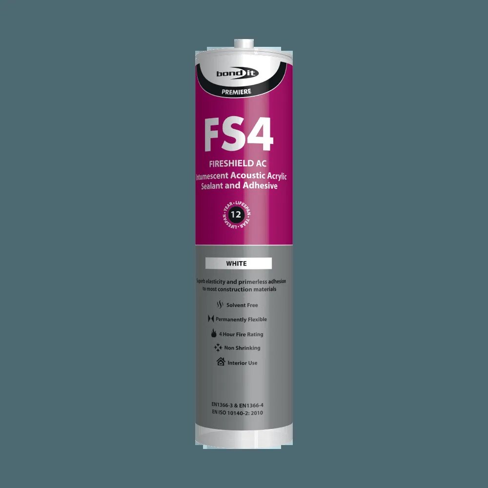 BOND-IT FS4 FIRESHIELD AC INTUMESCENT ACRYLIC EU3 (WHITE)