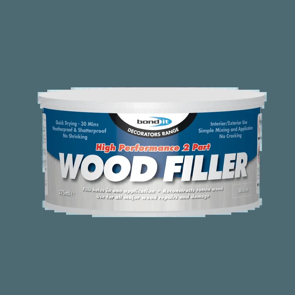 BOND-IT 2 PART WOOD FILLER 275ML (WHITE)