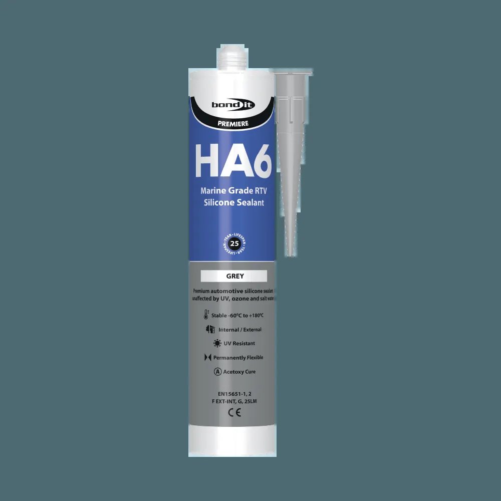 [BDHA6GR] BOND-IT HA6 HM RTV MARINE SILICONE 310ML (GREY)