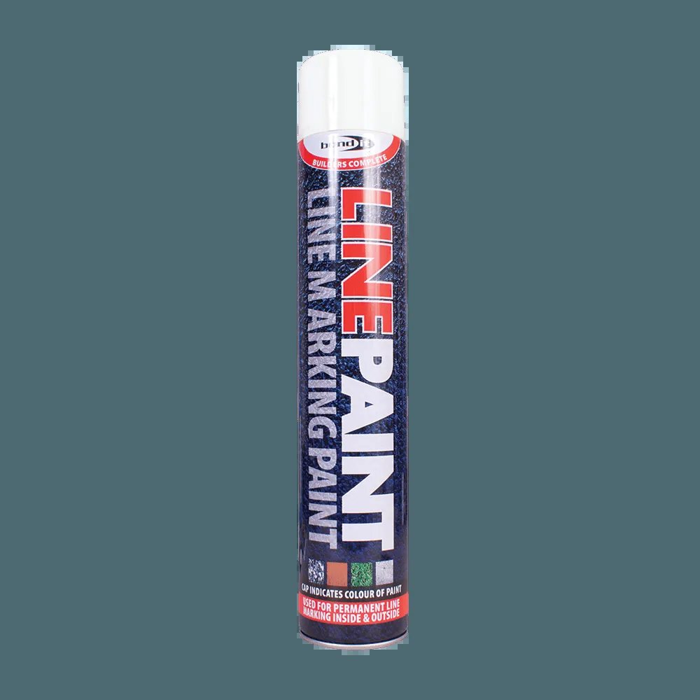 Bond-It Line-It Linemarker Paint - Semi Permanent 750ml (White)