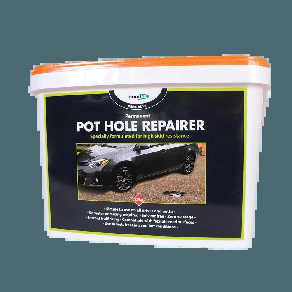 BOND-IT INSTANT POT HOLE REPAIRER 25KG (BLACK)