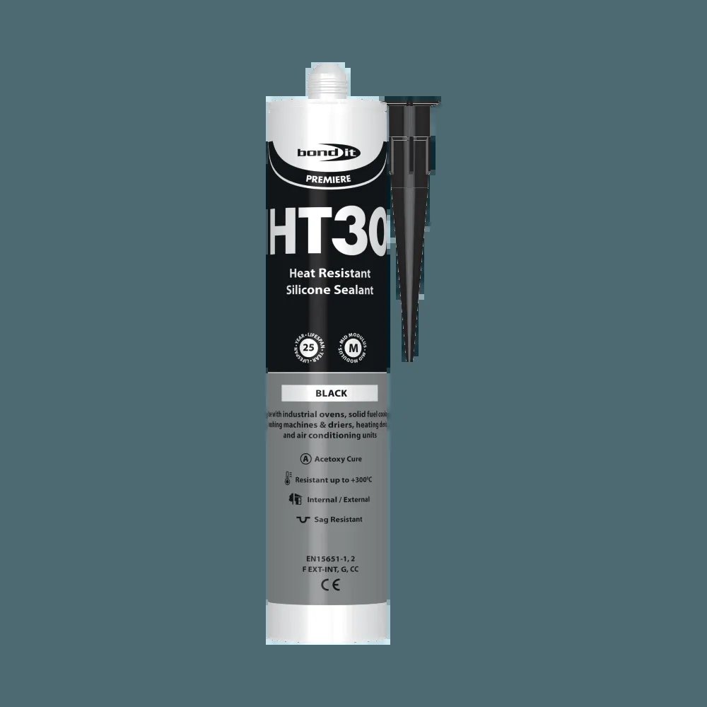 BOND-IT HT30 HEAT RESISTANT SILICONE 310ML (BLACK)