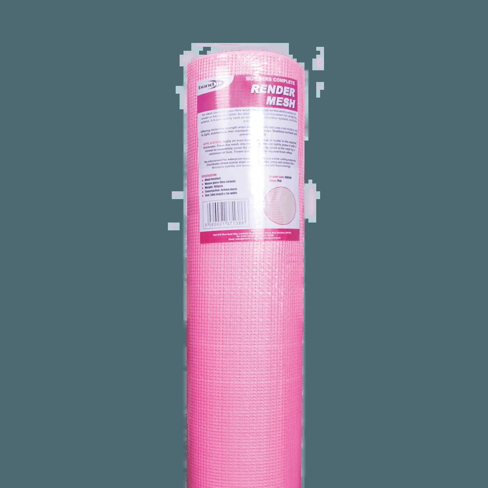 BOND-IT MONSTER MESH PINK 160G/M2 4 X 4MM 50M X 1M (PINK)