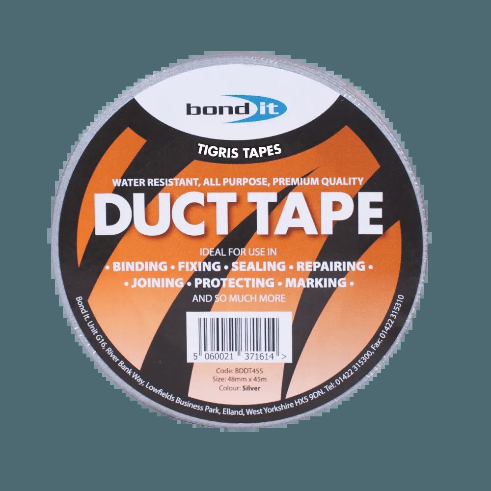 Bond-It Duct Tape - 45m Long - Silver 48mm x 45m (Silver)