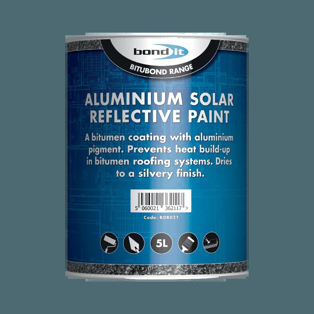 BOND-IT ALUMINIUM SOLAR REFLECTIVE PAINT 5L (SILVER)