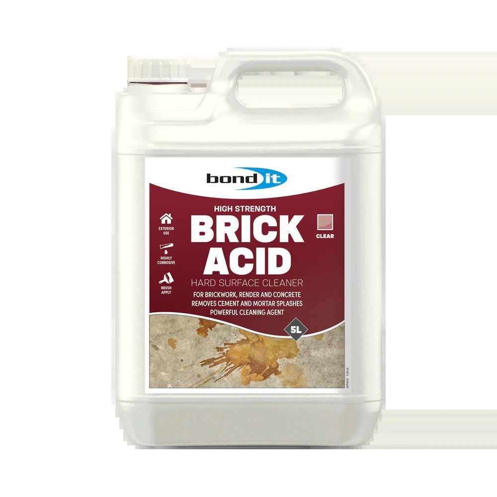 BOND-IT HIGH STRENGTH BRICK ACID 5L (CLEAR)