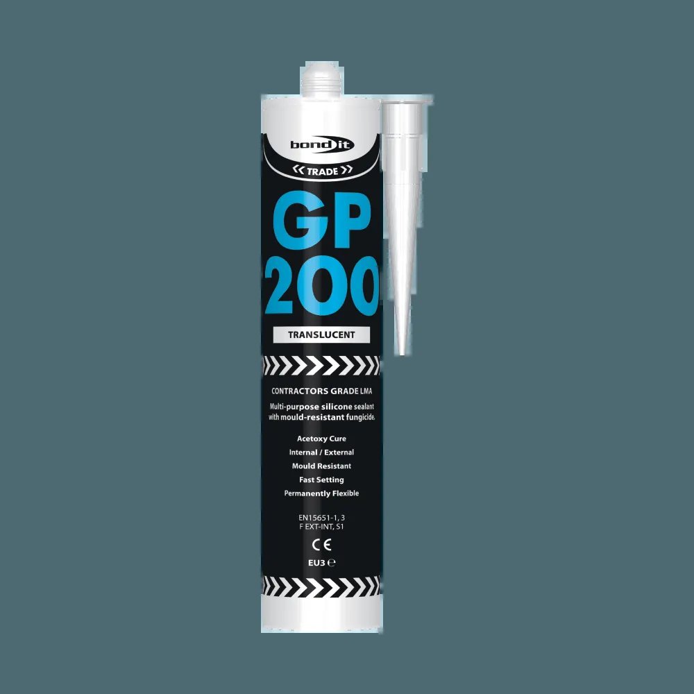 BOND-IT GP200 CONTRACTORS GRADE LMA SILICONE SEALANT EU3 (TRANS)
