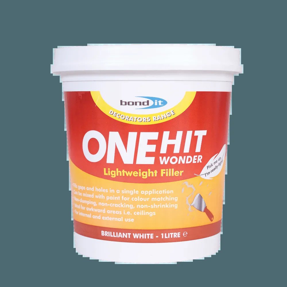 BOND-IT ONE HIT WONDER LIGHTWEIGHT FILLER 500ML (WHITE)
