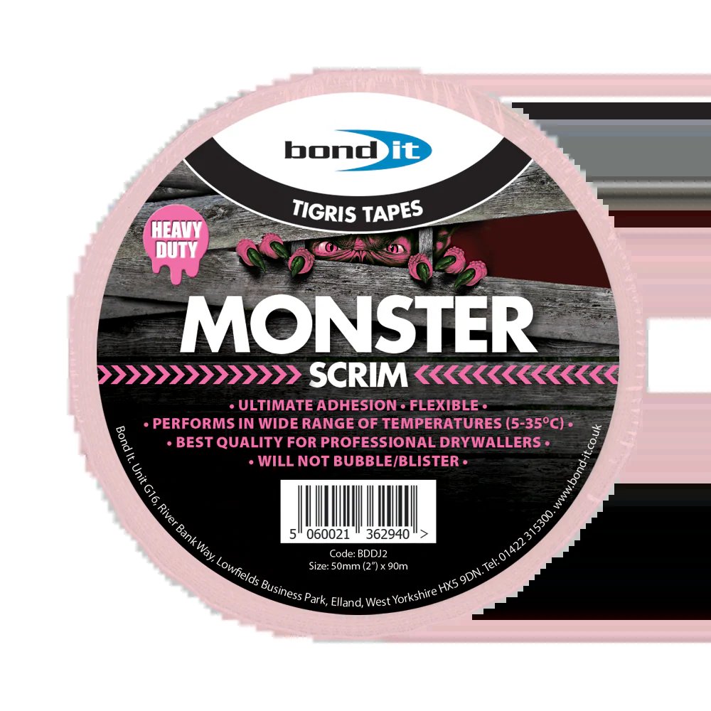 BOND-IT LIGHTWEIGHT SCRIM TAPE 48MM X 90M (WHITE)