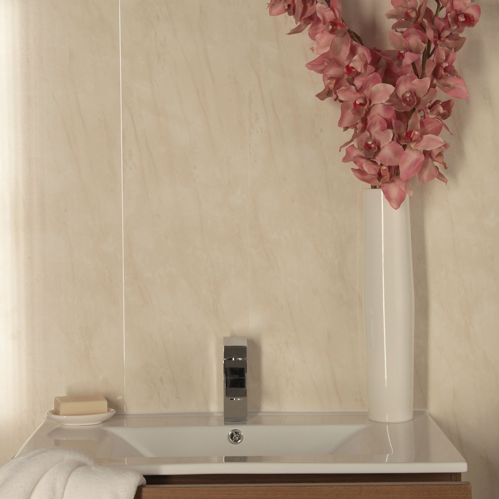 ZEST PANEL ROMANO BEIGE PK4 10MM 250MM X 2.6M