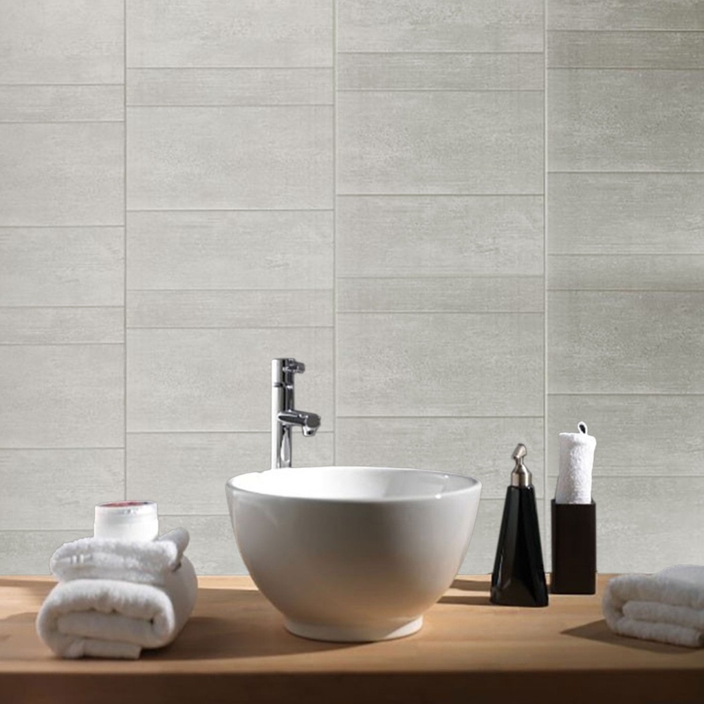 ZEST PANEL WHITE STONE STD PK3 8MM 375MM X 2.6M