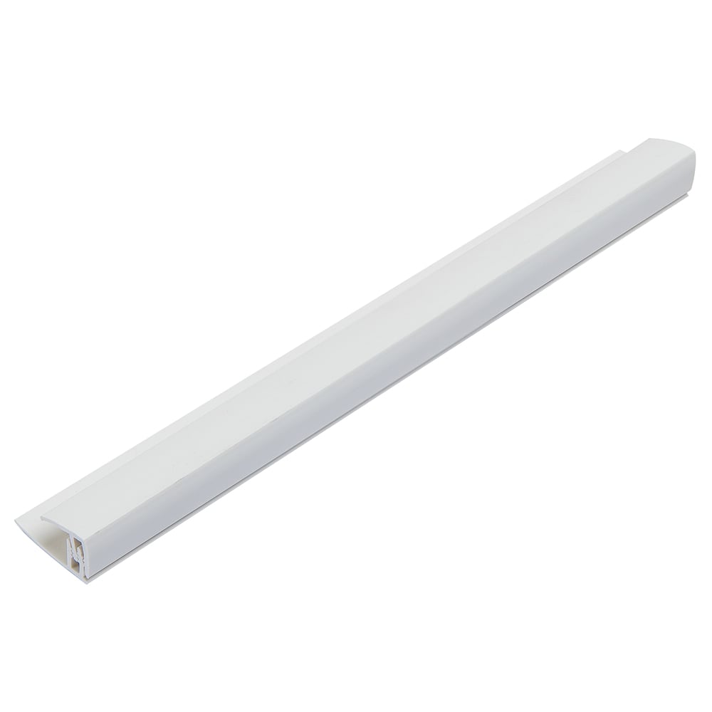 [DC48004PK] ZEST TRIMS CLIP ON END CAP WHITE 2.6M
