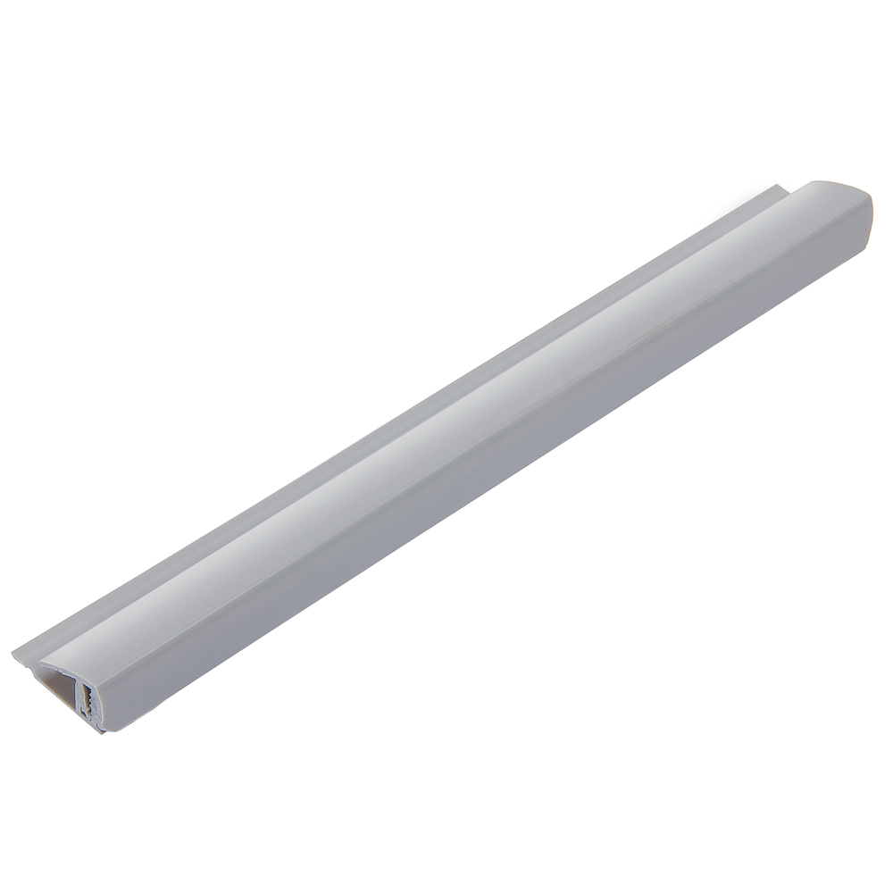 [DC55C26PK] ZEST TRIMS CLIP ON END CAP COLD GREY 2.6M