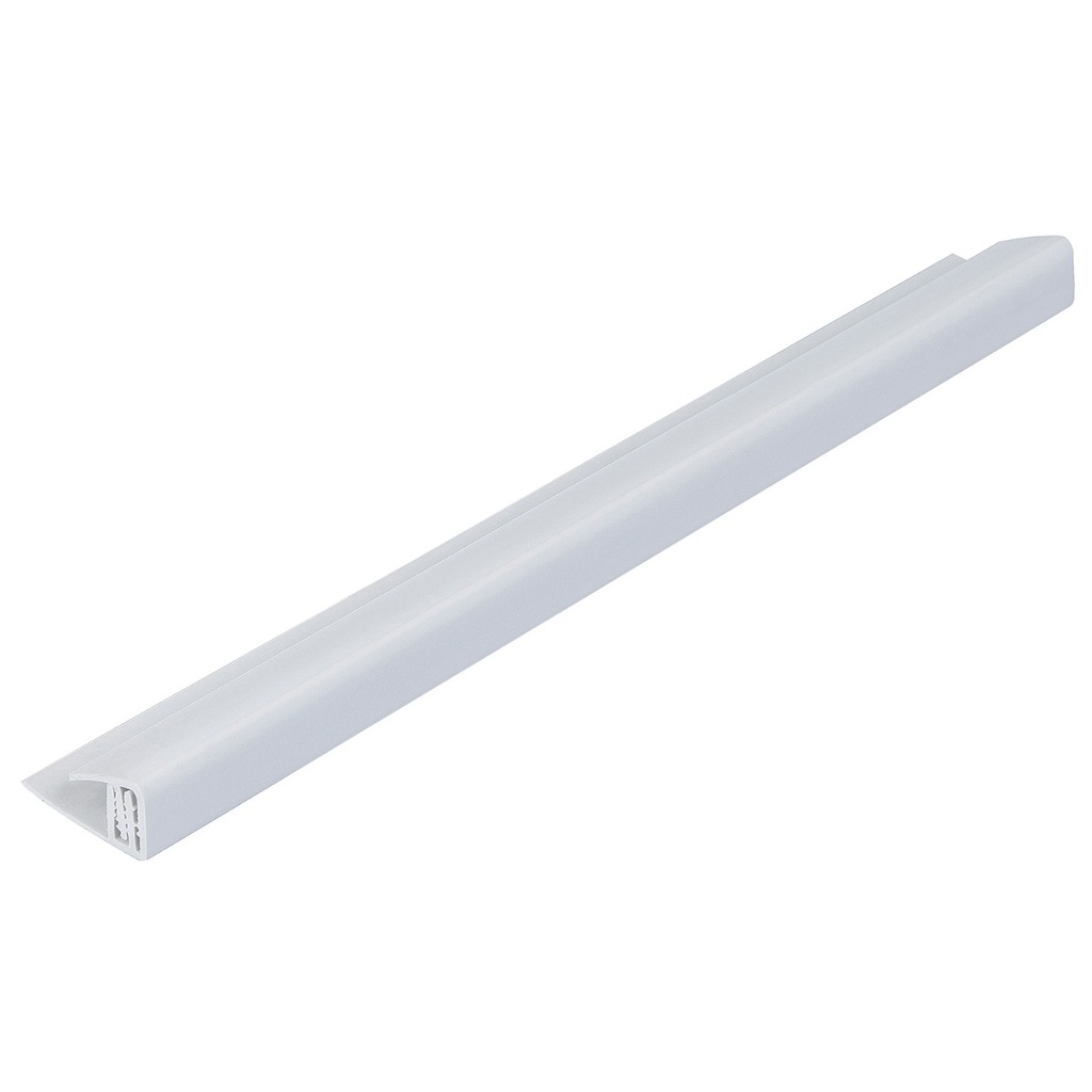 ZEST TRIMS CLIP ON END CAP GREY 2.6M