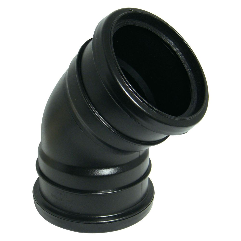[BMBS474B] BM SOLV SOIL 135D DBL SKT BEND;110MM BLK