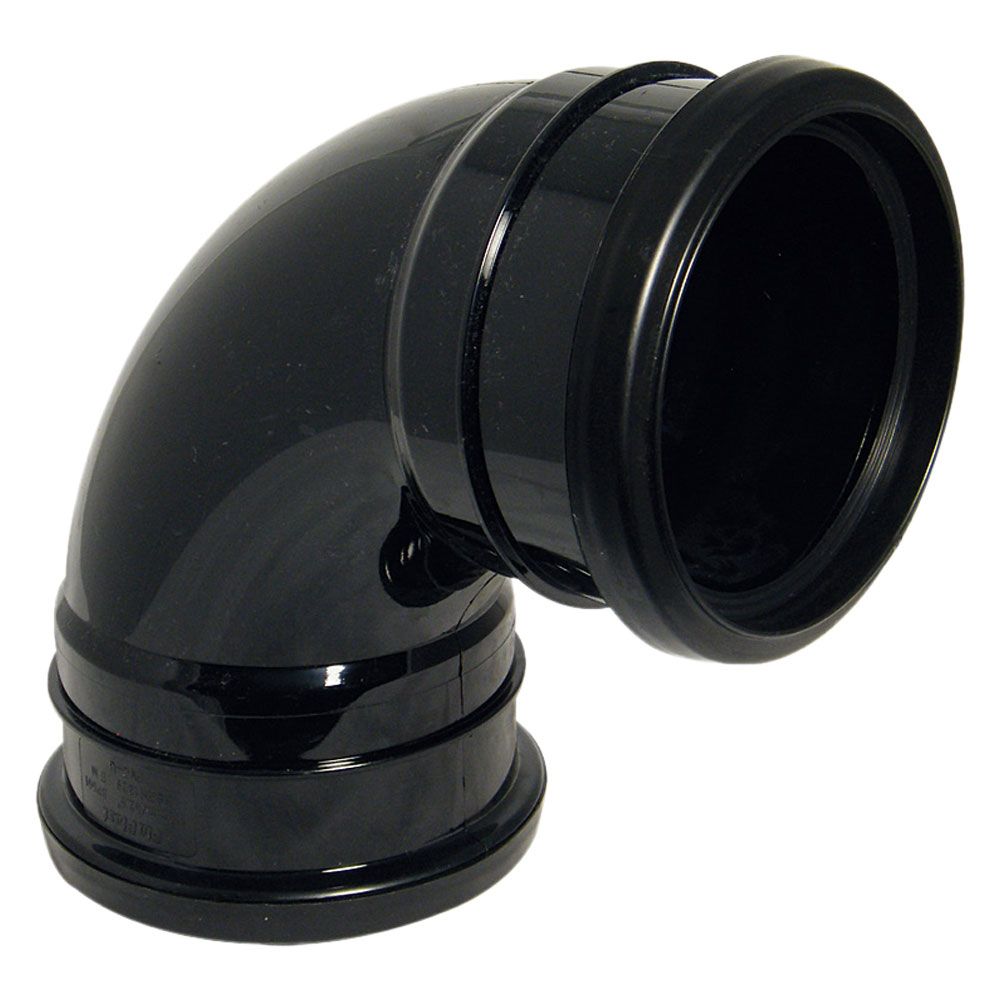 BM SOLV SOIL 92.5D DBL SKT BEND 110MM