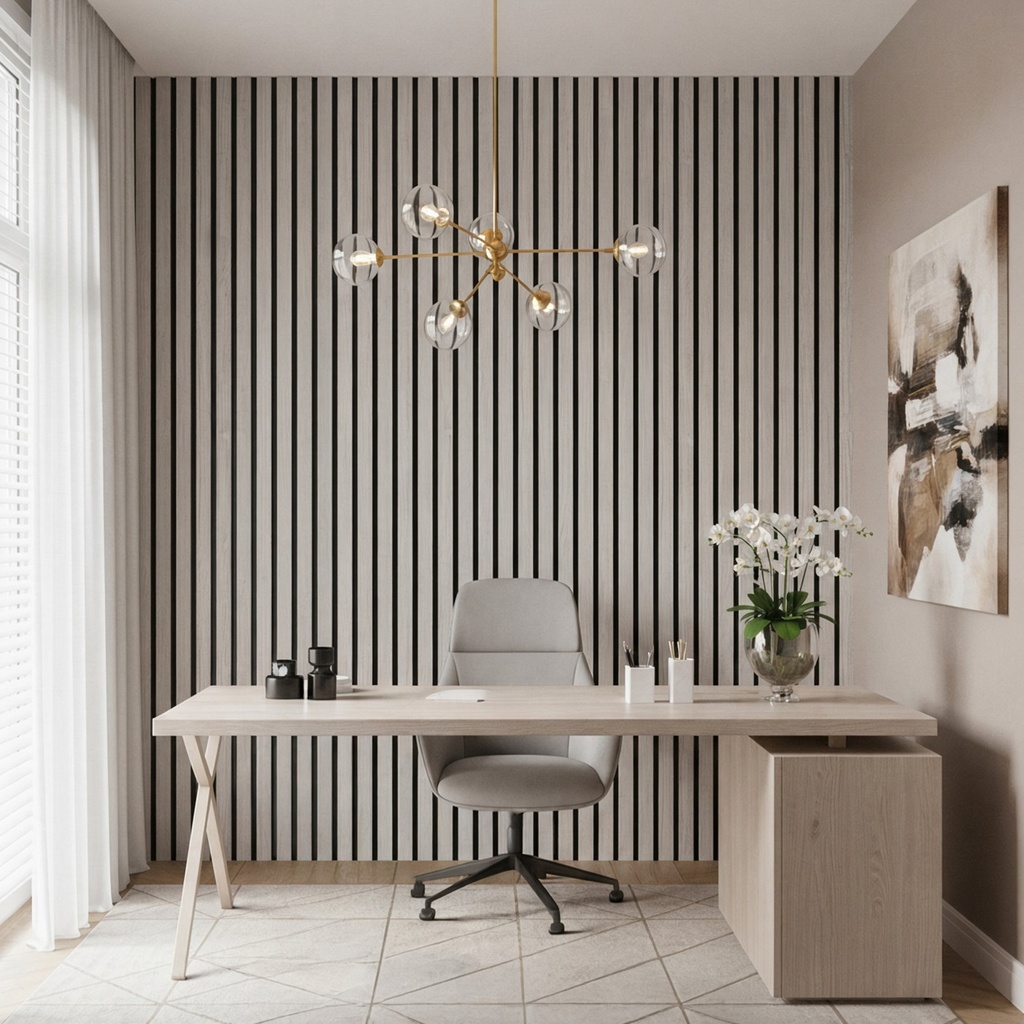 [ACPGO] ACOUSTIC PANEL - GREY OAK 600MM X 2.4M
