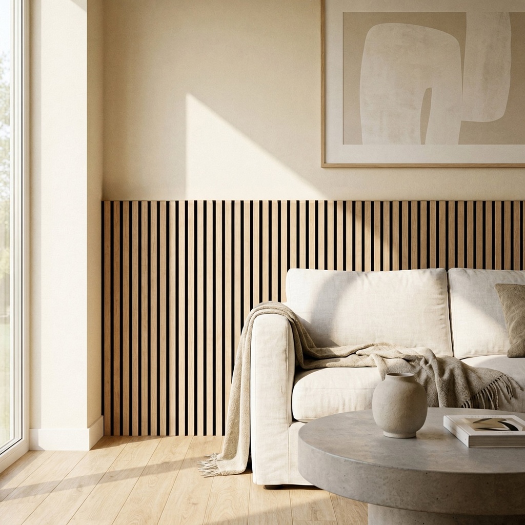 ACOUSTIC PANEL - WALNUT 600MM X 2.4M