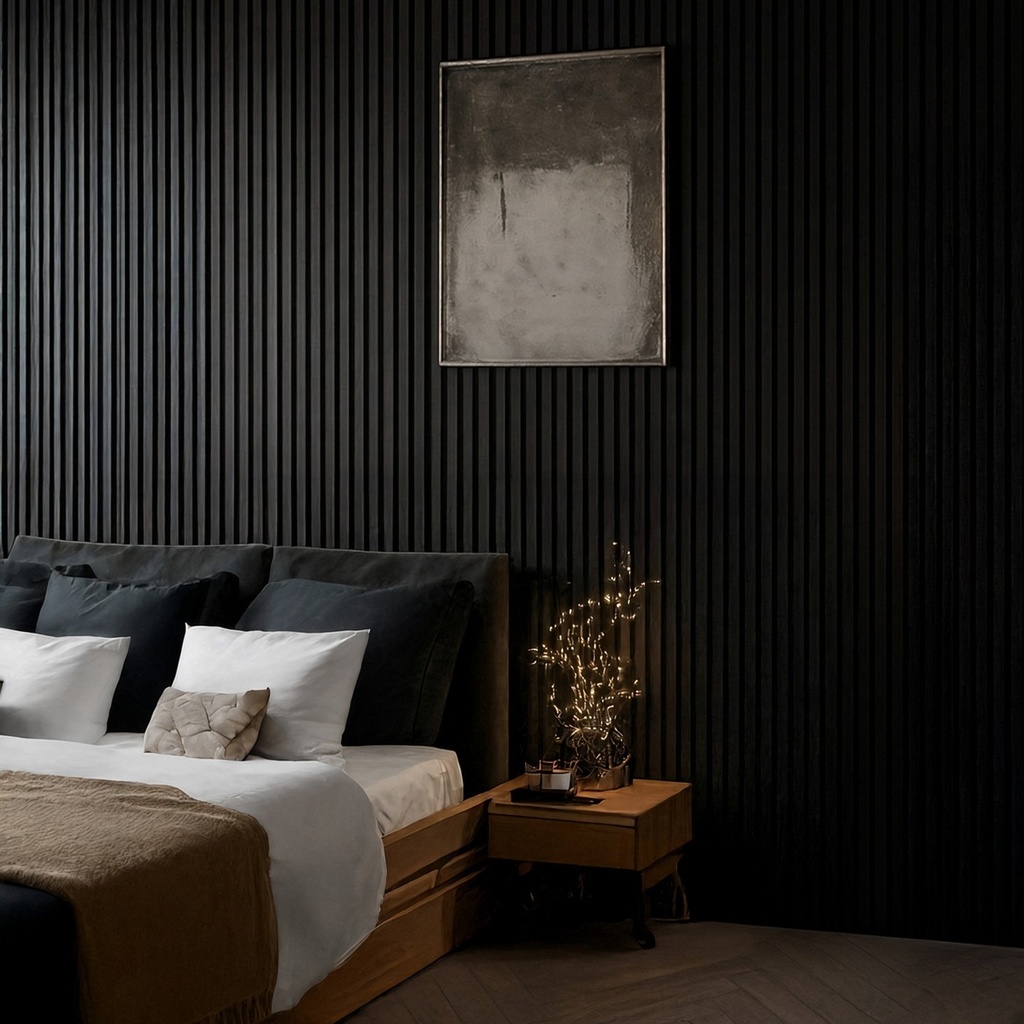 [ACPBO] ACOUSTIC PANEL - BLACK OAK 600MM X 2.4M